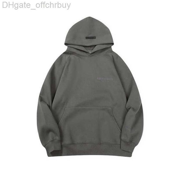 

men's sweatshirts esss luxury jackets hoodies men women chest letter pullover hooded hip hop loose sweatshirt sweater casual couple co, Black