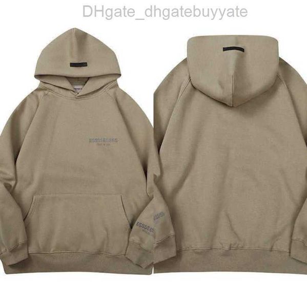 

men's esss luxury sweatshirts jackets hoodies men women chest letter pullover hooded hip hop loose sweatshirt sweater casual couple co, Black