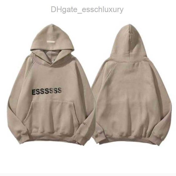 

jackets men's essen luxury sweatshirts essss hoodies men women chest letter pullover hoodie hooded loose sweater casual sweatshirt cou, Black
