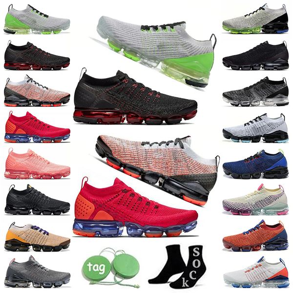 

2023 running shoes fly runner knit womon mens air maxers cream lemon tirple lavender camel black wolf grey wheat sneakers dtqv