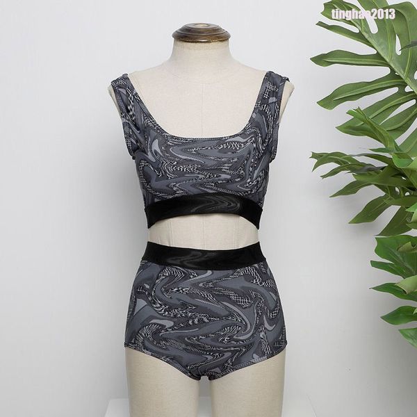 

womens swimwear letter bikinis set print one-piece swimsuit charming bikini beach wear various color styles