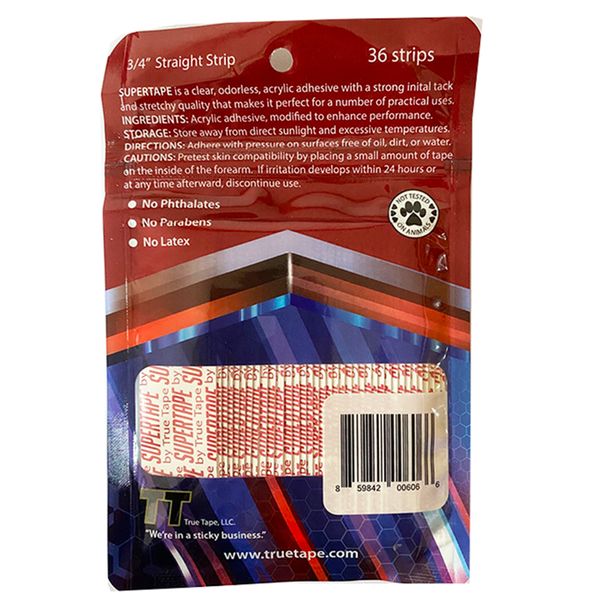 

36pcs/bag straight super tape 2.2cm and2.54cm waterproof hair tape, Black;brown