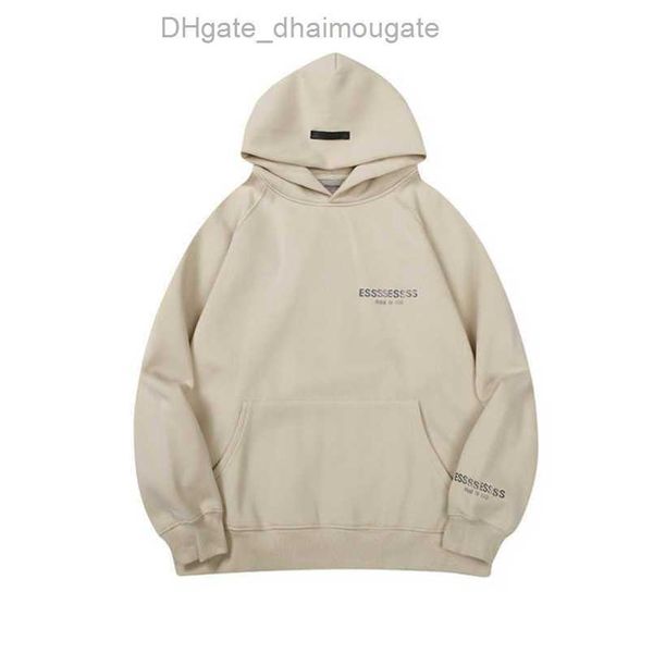 

luxury essss ential sweatshirts men's jackets hoodies men women chest letter hooded hip hop loose sweatshirt sweater casual couple coa, Black;brown