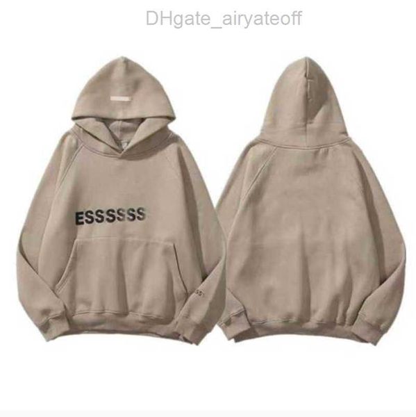 

esss jumpers sweatshirts men's luxury jackets hoodies men women chest letter pullover hoodie hooded loose sweater casual sweatshirt co, Black