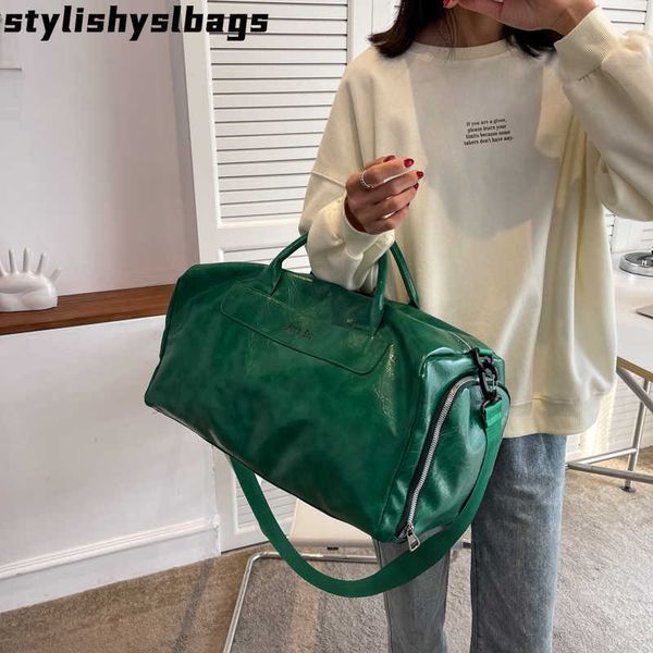

totes yilian senior soft leather travel bag 2022 fashion luxury waterproof large capacity tote bag men and women fitness backpack 011323h