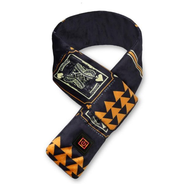

fashion face masks neck gaiter women's warm winter usb heated scarf snood collar gift female plush heating massage warmer for ladies wa