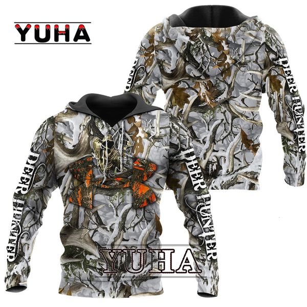 

mens hoodies sweatshirts hunting camo 3d forest animal stranger things men hoodiessweatshirts harajuku fashion hooded autumn long sleeve str, Black