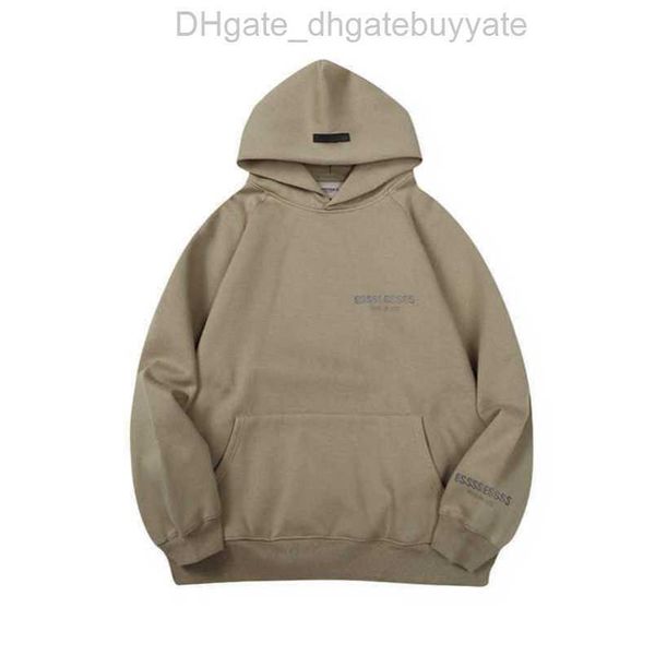

sweatshirts esss luxury men's jackets hoodies men women chest letter pullover hoodie hooded loose sweater casual sweatshirt couple coa, Black;brown