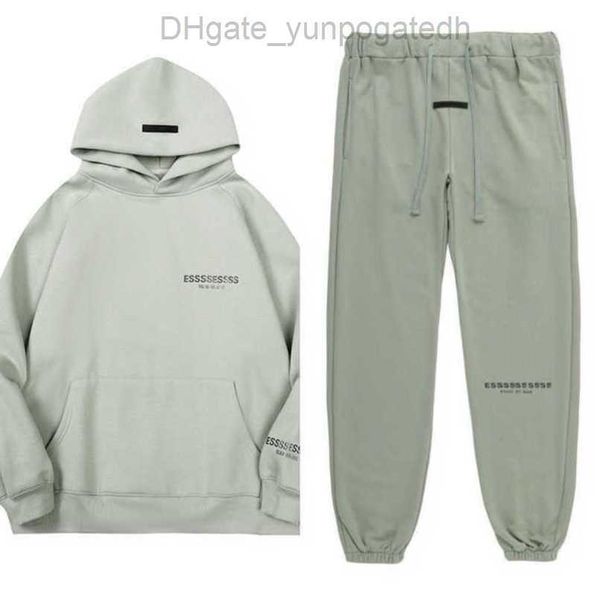 

essss sweatshirts luxury men's fashion tracksuits letter hoodies men women sportswear hooded pant coat sweater casual pullover couple, Gray