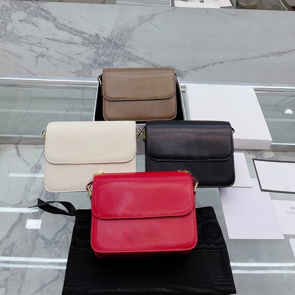 

shoulder bags 5 a quality triomphe box designer bags leather handbag messenger bag gold letter decoration women's purse