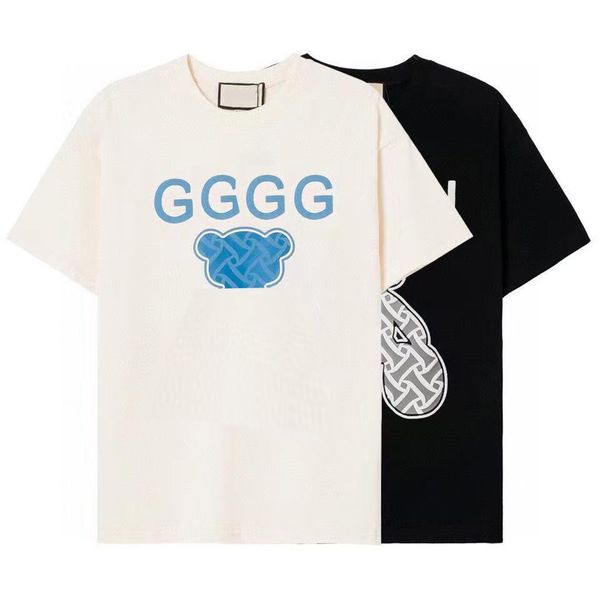 

mens t shirt designer graphic tees letters printed t-shirts cotton round neck short sleeve casual summer breathable clothing quality clothes, White;black