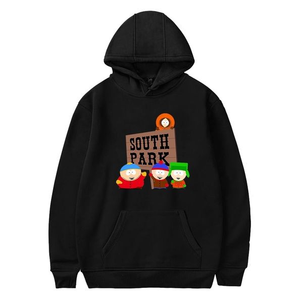

men's hoodies sweatshirts cute kawaii anime s-southes park 230113, Black