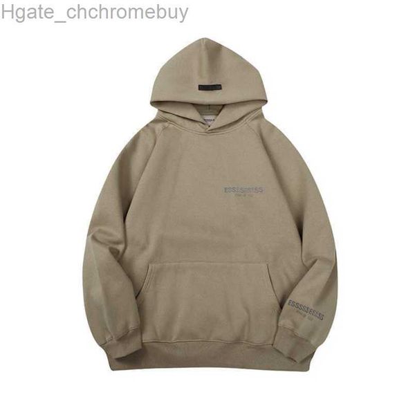 

luxury esss sweatshirts men's jackets hoodies men women chest letter pullover hooded hip hop loose sweatshirt sweater casual couple co, Black;brown