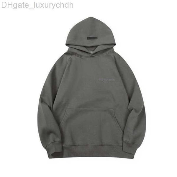 

luxury esss sweatshirts men's jackets hoodies men women chest letter pullover hooded hip hop loose sweatshirt sweater casual couple co, Black;brown