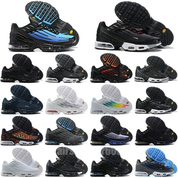 

2023 womens mens running shoes tn plus 3 tuned tn 3 mesh triple white og black unity obsidian tnplus tns trainers ghost green aqua laser blu