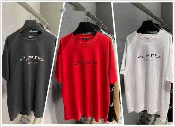 

balengs italy brand men t shirts printing men's women's os paris sony ps5 co branded nov 2020 t-shirt bale kkj0, White;black