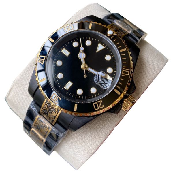 

watch mens watchs watch automatic mechanical watches stainless steel strap watch designer sapphire waterproof fashion wristwatch business wa, Slivery;brown