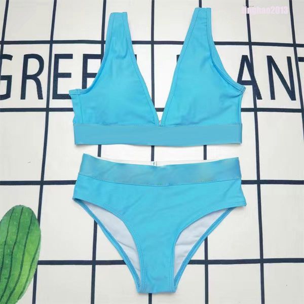 

selling knit stripe swimsuit bikini set women fashion swimwear in stock swimsuit bandage bathing pink suits pad tags