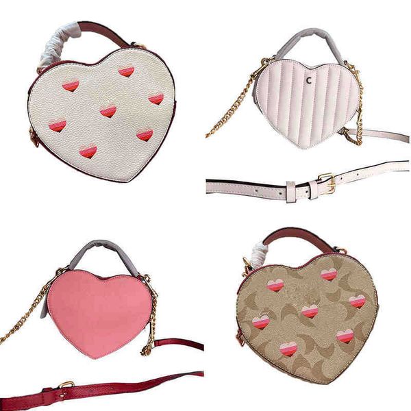 

totes coabag heart-shaped designer bag womens the tote bag shoulder bags purse handbag women designers purse wallet crossbody bags 220818