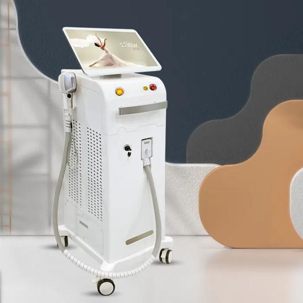 

wholesale laser professional diode laser hair removal professional 3 wavelengths diode laser 755nm 808nm 1064nm machine, Black