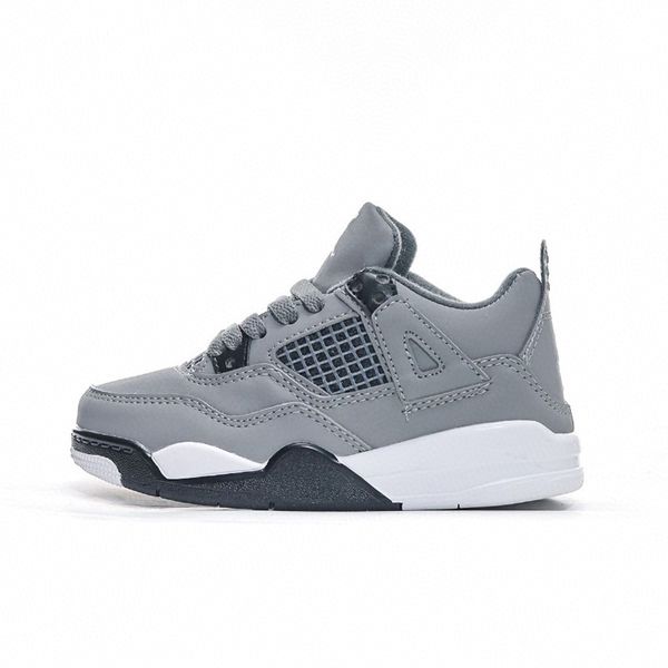 

jumpman boys basketball 4 4s shoe kids shoes children black mid sneaker chicago designer military cat trainers baby kid youth toddler infant