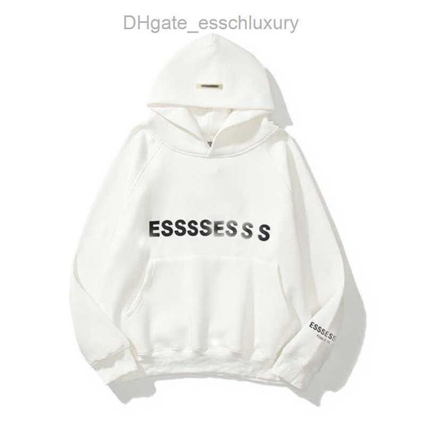 

luxury essen men's jackets sweatshirts essss hoodies men women chest letter pullover hoodie hooded loose sweater casual sweatshirt cou, Black;brown