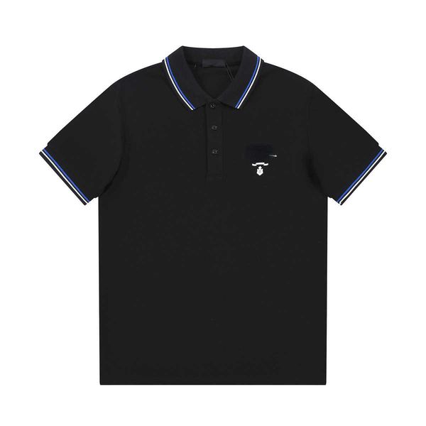 

brand casual men's t-shirts 23 spring and summer new fashion three-dimensional letter embossed contrast color men and women's shor, White;black