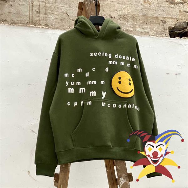 

men's hoodies sweatshirts cactus plant flea market hoodie men women 1 1 foam printing oversized cpfm pullover hooded t230111, Black