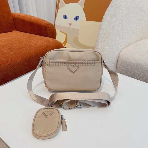 

nylon camera bags designer bag luxury crossbody shoulder bag fashion purses small flaps tote 2-piece woman men with mini coin purse wallet
