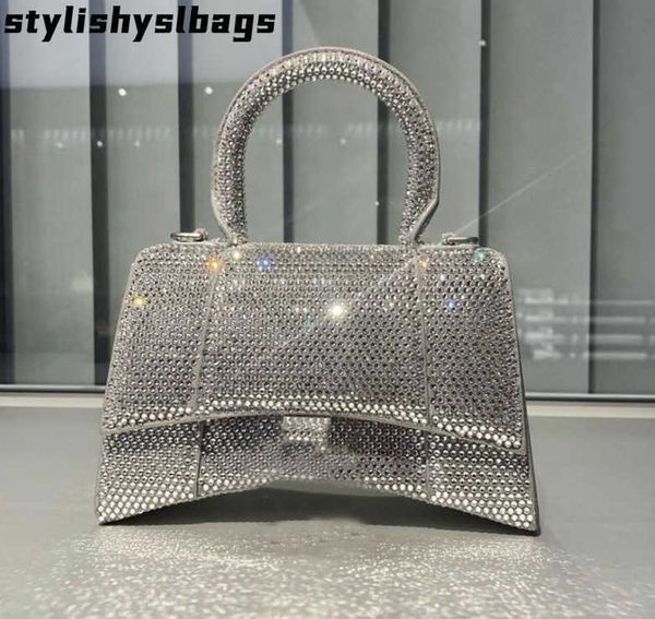 

shoulder bags luxury designer hobo shoulder bag handle shining rhinestones evening clutch bag purse crystal purses and handbag hobo bags 011