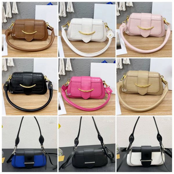 

fashion designer shoulder bags women crossbody smiling bag 6colors 24x6x13cm 1785#