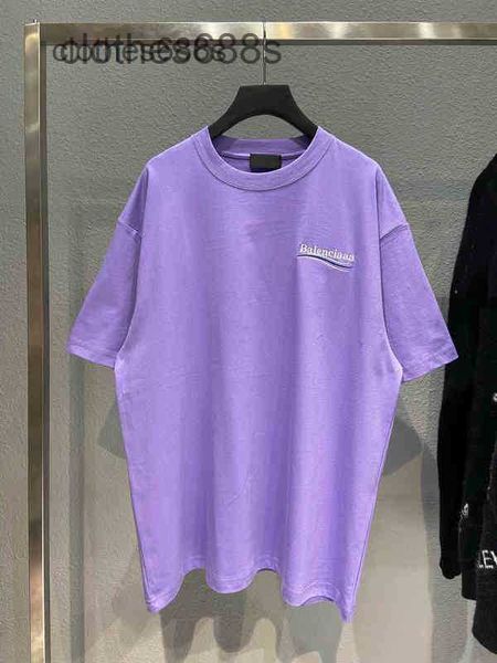 

mens t-shirts men sweaters balencigass t shirt paris b home 2023 early spring classic wave environmental protection cola round neck loose sh, White;black