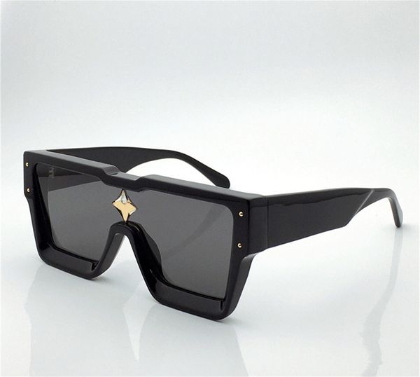 

fashion luxury men cyclone sunglasses z1547 vintage square frame rhomboid diamond glasses avant-garde unique style eyewear anti-ultraviolet, White;black