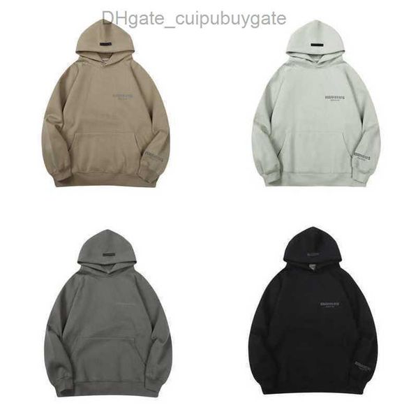 

men's luxury esss entials jackets sweatshirts hoodies men women chest letter pullover hooded hip hop loose sweatshirt sweater casual c, Black;brown