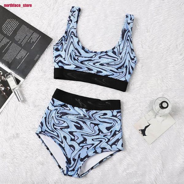 

plaid bikinis padded bras sets push up women's designer swimsuits outdoor beach tourism vacation bandage khaki swimwear, Red;black