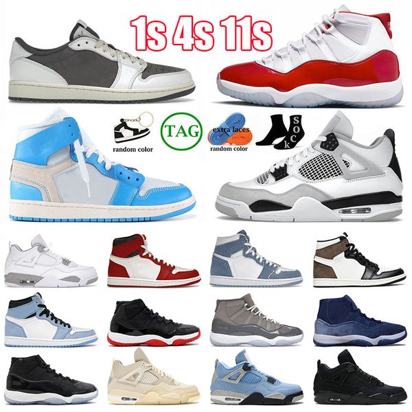 

jumpman 1 4 basketball shoe men women 11 lost and found denim panda 1s sail military black red thunder 4s cool grey cherry midnight navy 11s