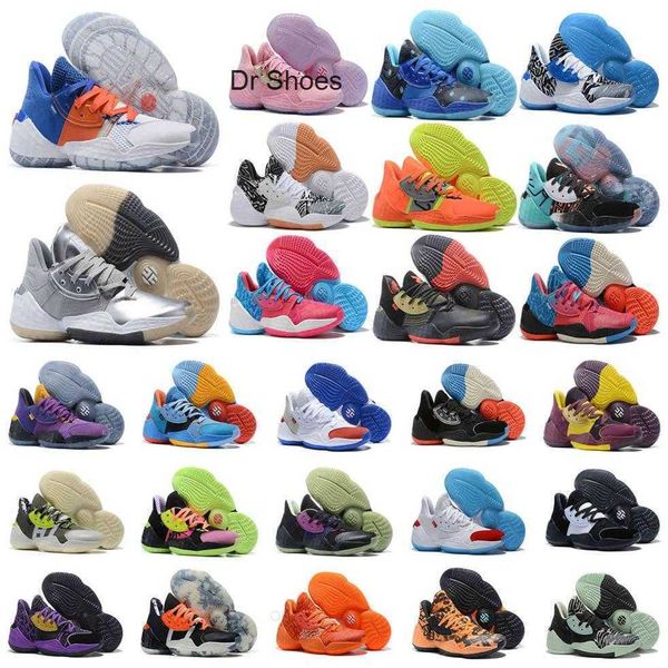 

2020 new james harden 4 vol 4 4s iv mvp black boys mens basketball shoes outdoor sports training sneakers size 40 -46280y