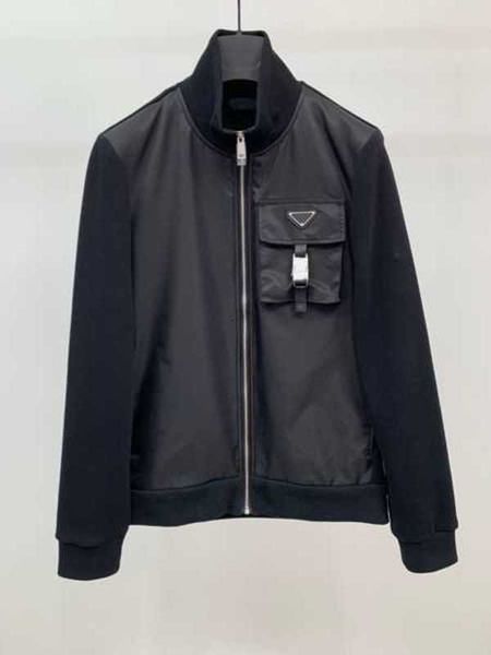 

men's jackets autumn and winter luxury mens bomber jackets multi pocket stitching designer stylish stand collar windproof casual coat e, Black;brown