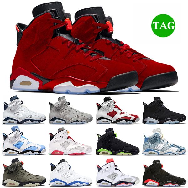 

vi 6 6s men basketball shoes mint foam midnight navy university blue electric green bordeaux hare unc infrared white red oreo hombre sports