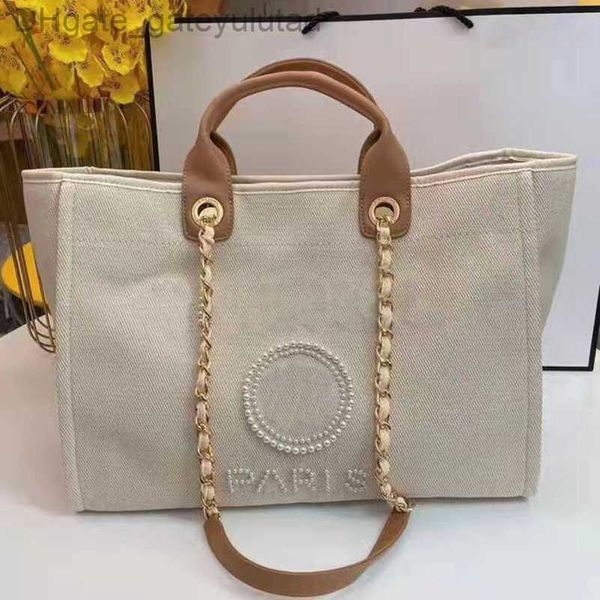 

women's fashion evening bags luxury ch brand canvas handbag classic pearl beach hand bag designer female large backpack small packs por