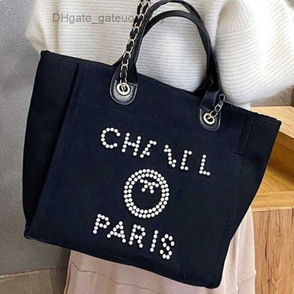

luxury women's evening classic bags ch brand canvas handbag fashion pearl beach hand bag designer female large backpack small packs por