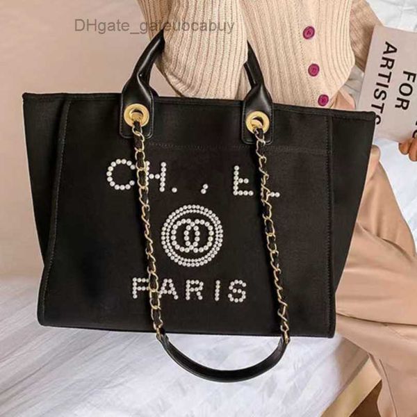 

luxury women's evening classic bags ch brand canvas handbag fashion pearl beach hand bag designer female large backpack small packs por