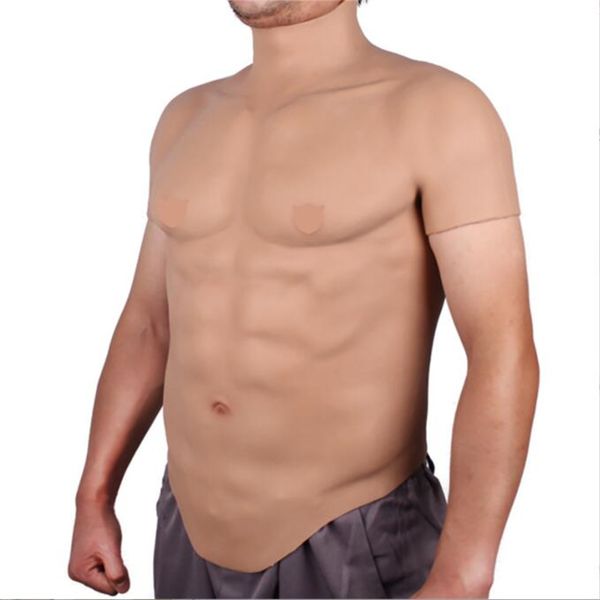 

lsize waist shapers body male cloth mannequin breast false underwear cross dressing chest muscle silicone e007