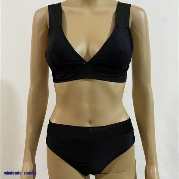 

women bikini summer letter prints swimsuit lady fashion swimwear push up mature wrap beachwear backless halter strap biquni swim cool