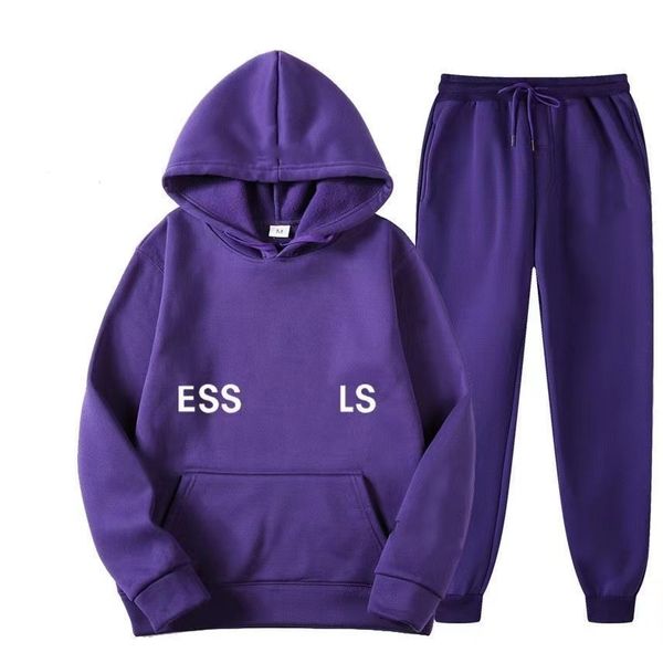 

mens tracksuits designer suit men tracksuits hooded sports suit pure cotton letter-printed casual luxury v-neck sweater the same clothing fo, Gray