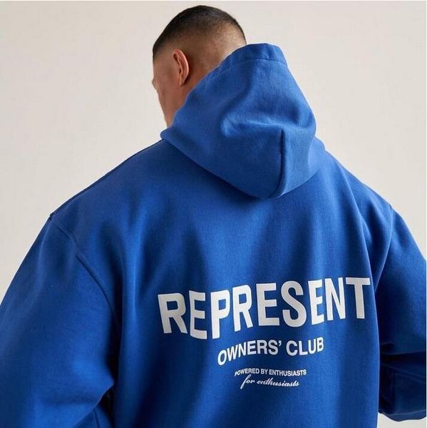 

hoodies sweatshirts designer letter men's niche tide brand wild high street casual american loose couple hooded sweater coat clothes 2a, Black