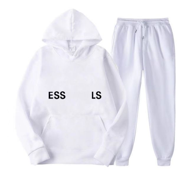 

mens tracksuits designer suit men tracksuits hooded sports suit pure cotton letter-printed casual luxury v-neck sweater the same clothing fo, Gray