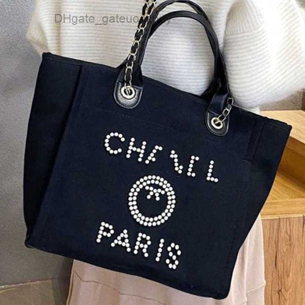 

luxury classic evening women's bags ch brand canvas handbag fashion pearl beach hand bag designer female large backpack small packs por
