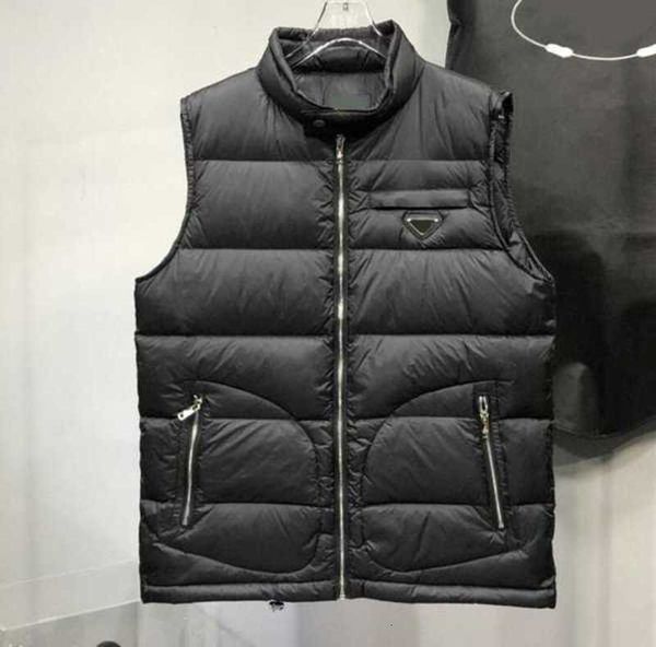 

men's vests classic designer down vest parkas for mens women jacket with letters winter 4 colors warm sleeveless jackets coats streetwe, Black;white