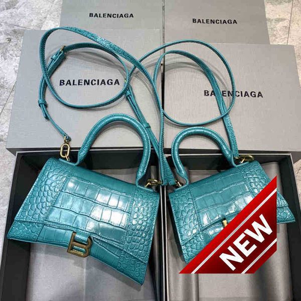 

designer luxury womens bag balencigas handbag b-shaped paris single shoulder messenger fashion square gift shoulder oblique span versatile h
